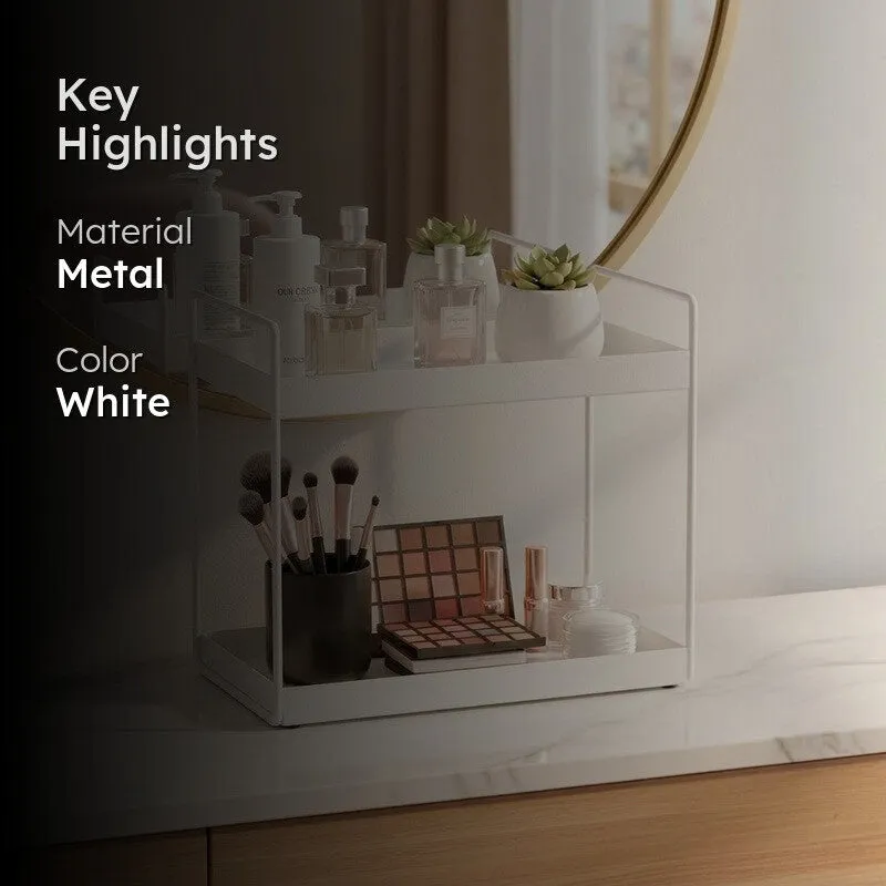 Glam Caddy Metal Racks -White media 2