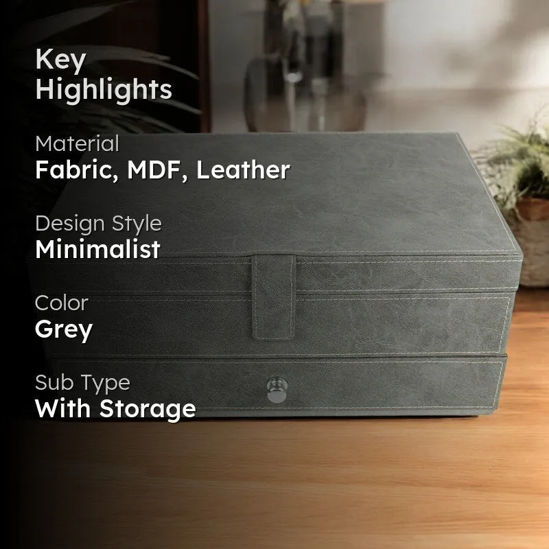 Keeva Storage Box - Grey media 2