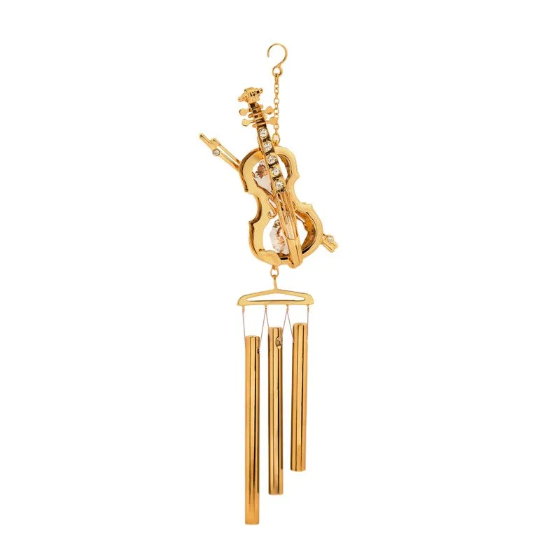 Golden Voilen 24K Gold Plated Mild Steel Windchime media 4