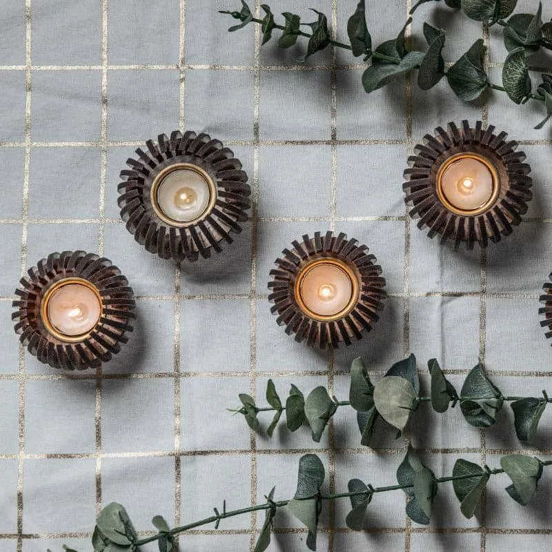 Halcyon Tealight Holder - Set Of Four media 3