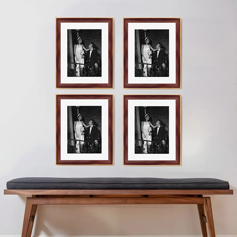 Treega Charm Photo Frame (Brown) - Set Of Four media 1