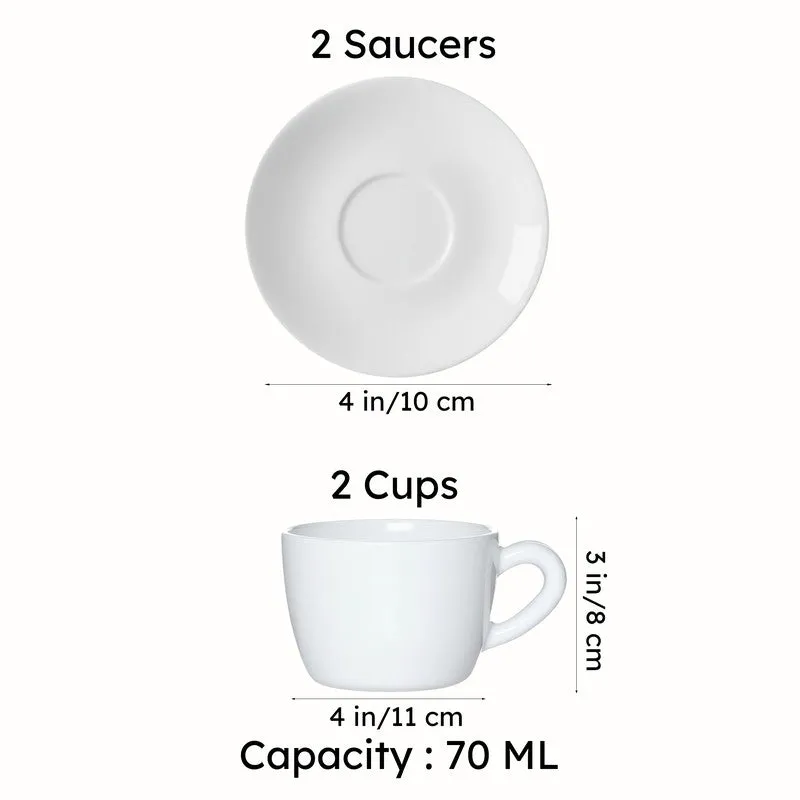Klyvo Cup & Saucer (70 mL) - Set of Two media 7