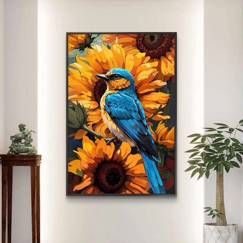 Petals & Wings Wall Painting media 1