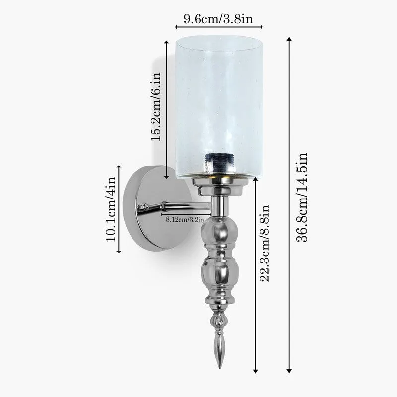 GlowMorph Glass & Metal Wall Lamp - Silver media 7