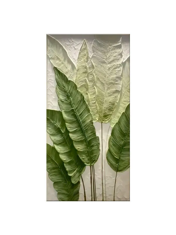Banana Leaves Poly Canvas Wall Painting media 4