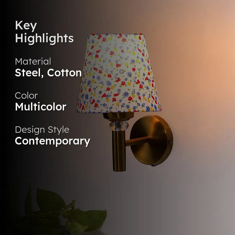 Tiny Fleur Steel & Cotton Wall Lamp media 2