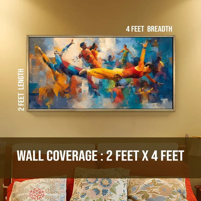 Carnivale Canvas Wall Painting With Frame media 8