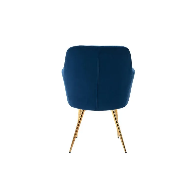 Livora Metal Accent Chair - Blue media 5