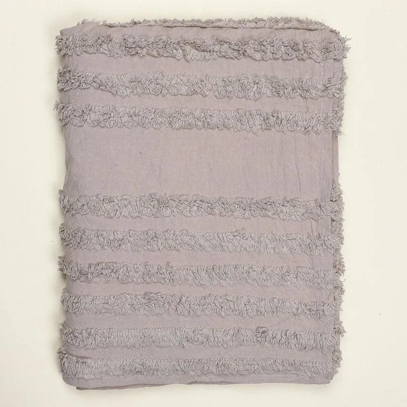 Nishtha Cotton Throw - Beige media 3