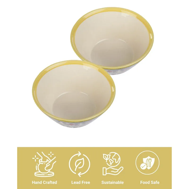 Ruhani Serving Bowl (1 L) - Set Of Two media 5