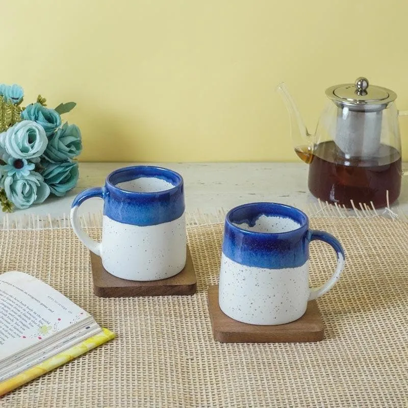Nouvelle Ceramic Coffee Mug (300 mL Each) - Set of Two media 4
