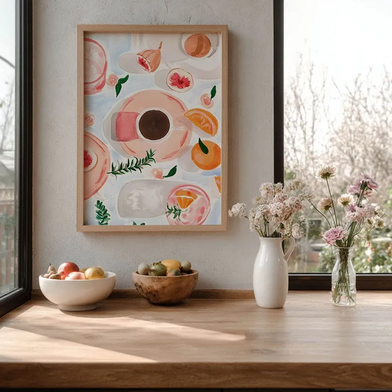 ZestySip Archival Canvas Wall Art - Brown media 6
