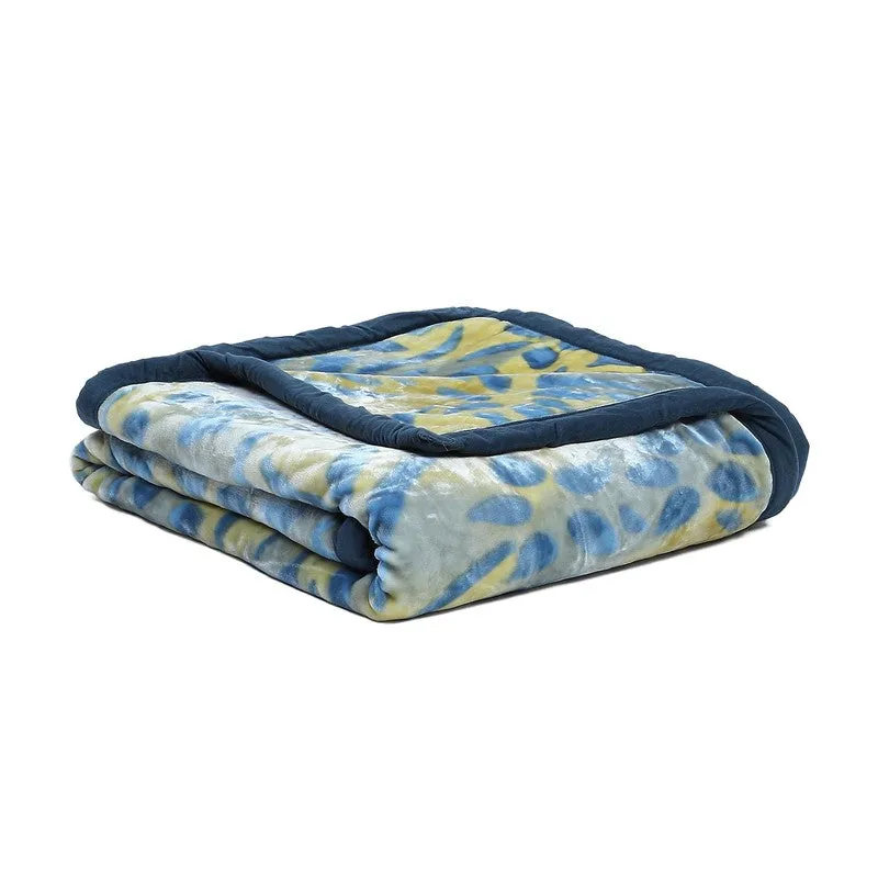 Monte Carlo Serene Oasis Blanket (Yellow,Green) - 600 GSM media 6
