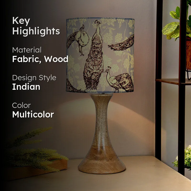 Morni Grace Fabric Table Lamp - Multicolor media 2