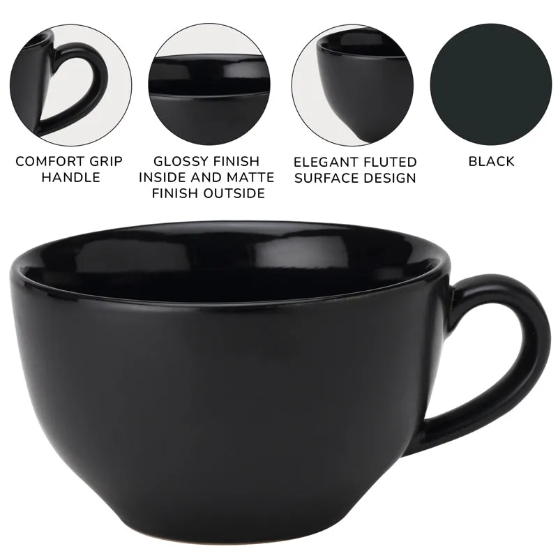 Ruby Ceramic Coffee Mug (350 mL) - Black media 6