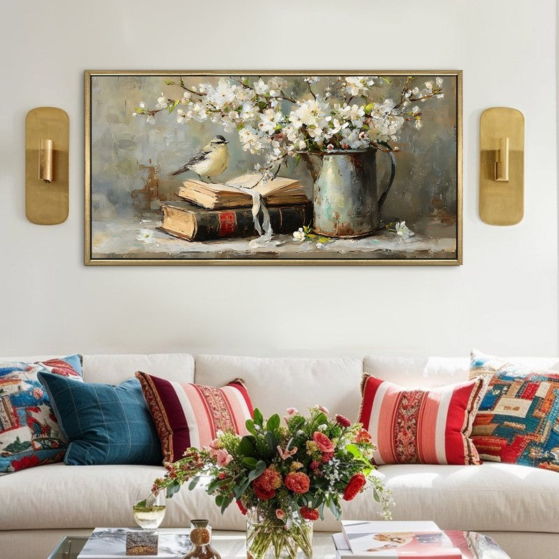 Rustic Harmony Canvas Wall Painting With Frame