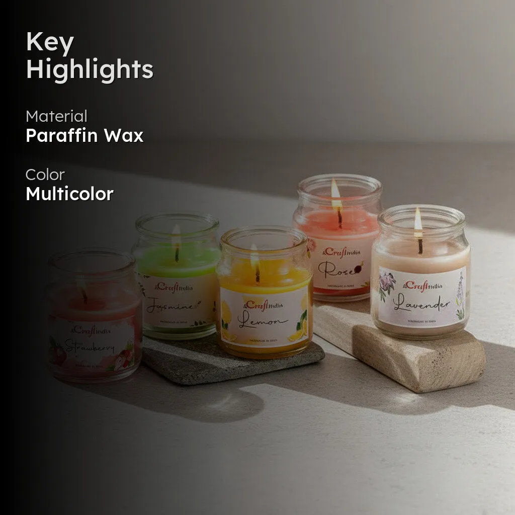 Nithya Green Apple Scented Jar Candle - Set Of Five media 2