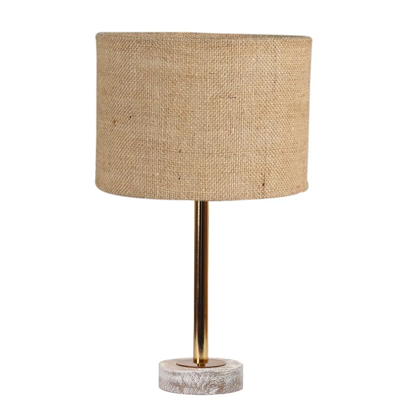 Sienna I Rodin Wooden Table Lamp - Beige,Gold,White media 4