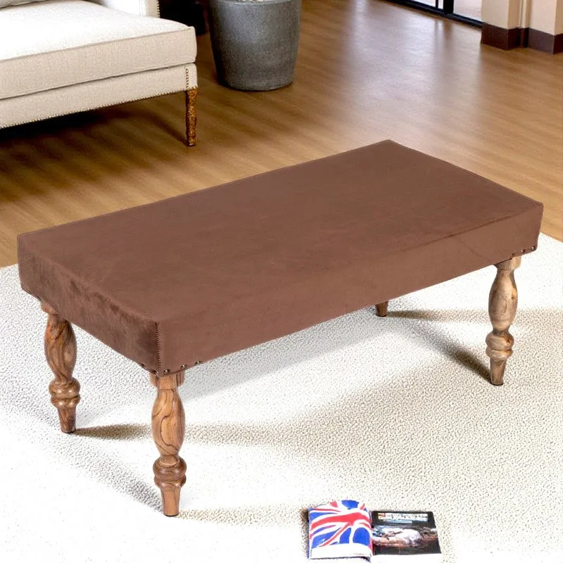 Dovex Sheesham Wooden Bench - Brown media 1