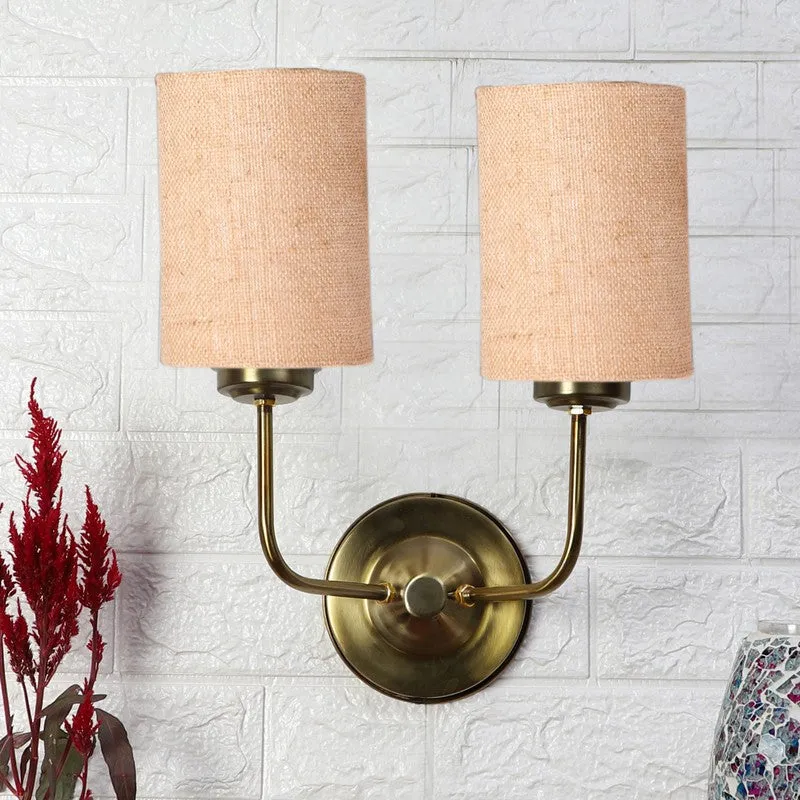 Lumoire Duo Metal Wall Lamp - Gold,Beige media 3