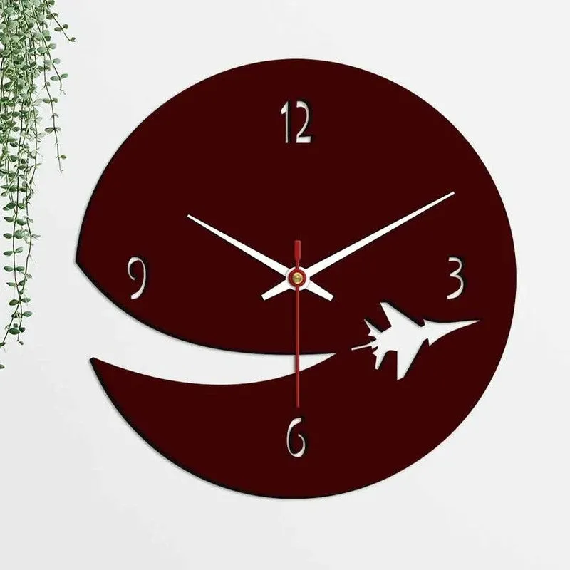 Sky Flyer Wooden Wall Clock media 5