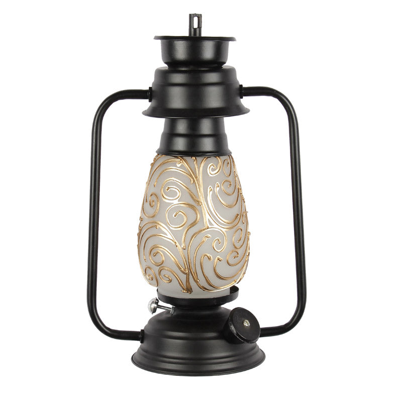 Saagar Mosaic Lantern Iron Wall Lamp - Black media 5