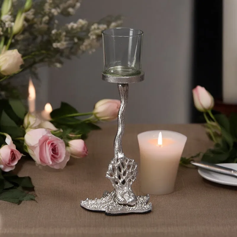Regalia Charm Candle Holder - Silver media 3