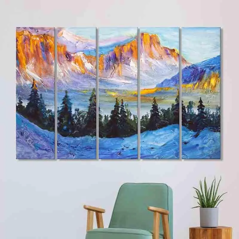 Mountain Calls Wall Art - Five Piece Set media 1