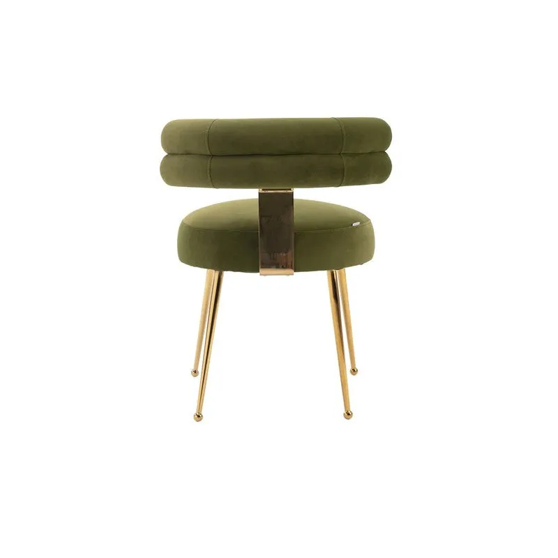 Velmora Metal Accent Chair - Green media 6
