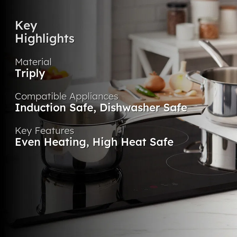 Bergner Induction Safe Saucepan - 1200ml/6 Inches media 2