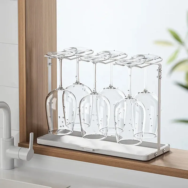 Amco Wine Glass Organizer - White media 3