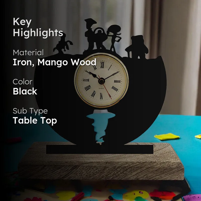 Toy Story Noir Analog Table Clock media 2