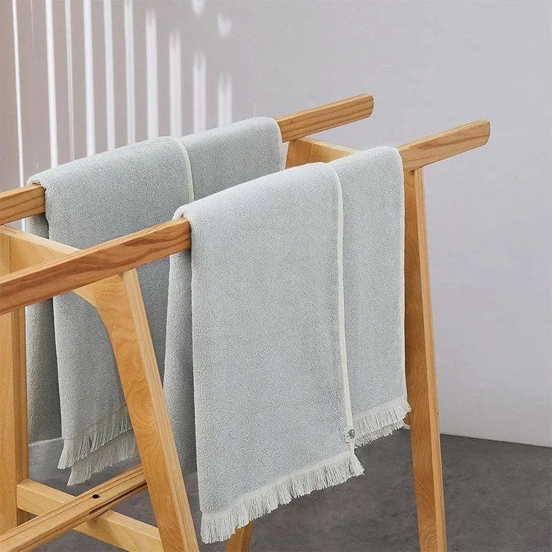 Melange Terry Cotton Hand Towel - Fogstone Green media 1