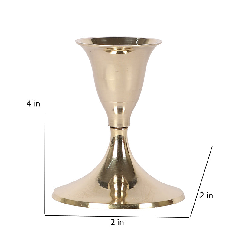 Candela Gold Candle Holder - Set Of Two media 7