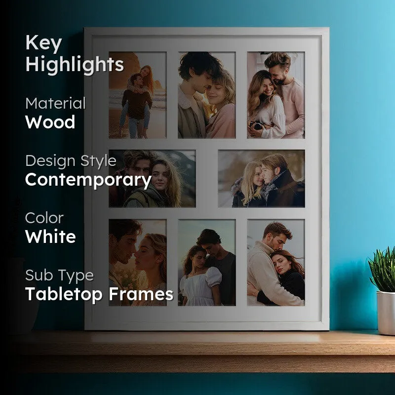Memoirra Collage Photo Frame - White media 2