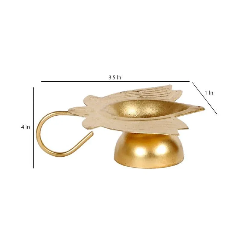 Glowleaf Iron Diyas - Set Of Two media 5