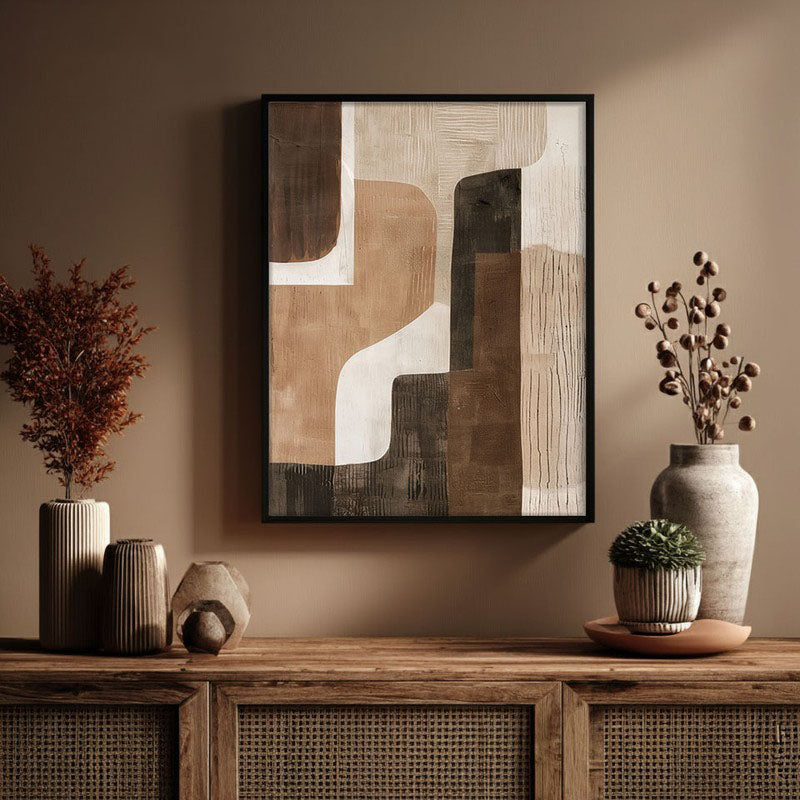 Sienna Sands Framed Canvas Wall Painting media 3