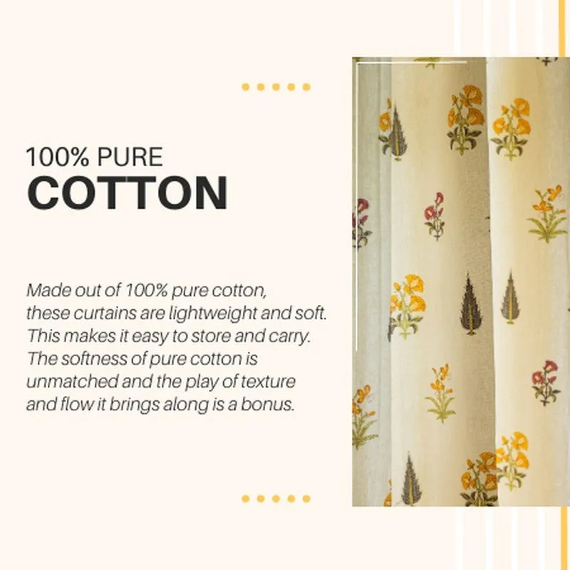 Urban Space High Garden Curtain (Yellow) - Set Of Two media 10