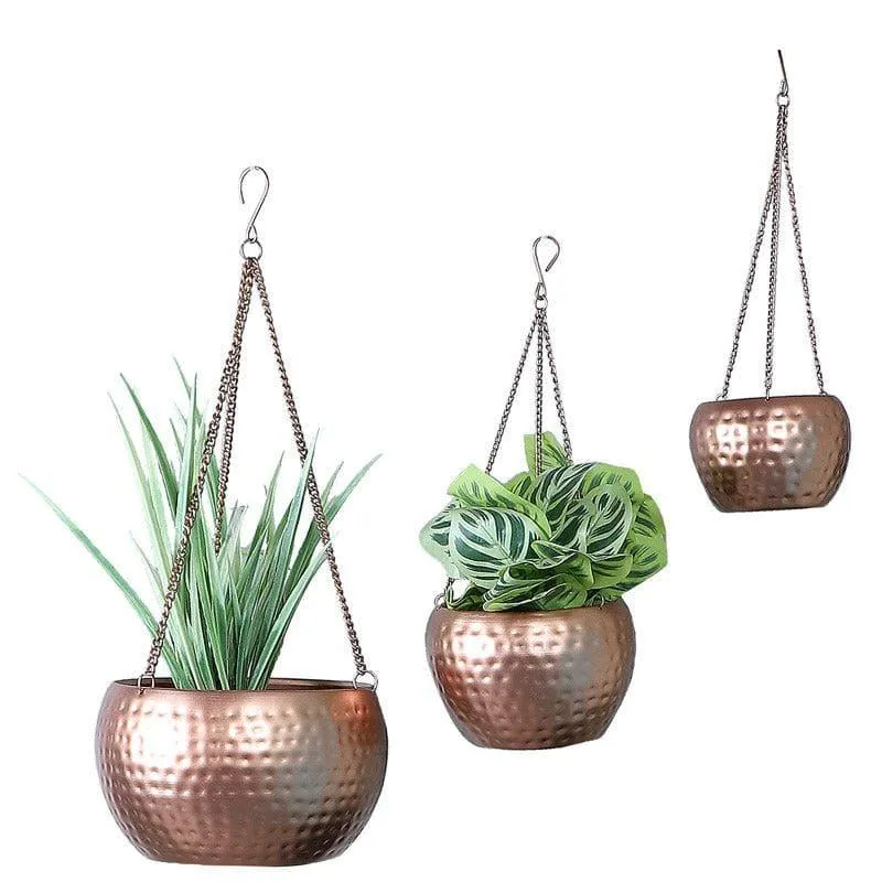 Simesa Hanging Planter - Set Of Three media 3