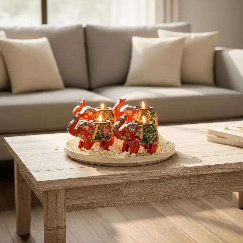 NoorLume Tea Light Candle Holder - Set Of Four media 3