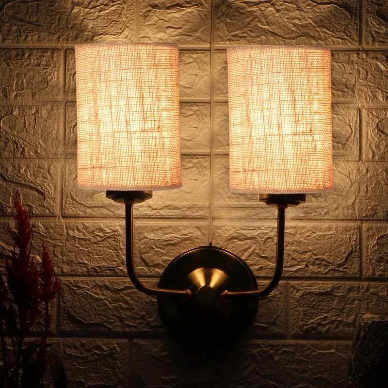 Lumoire Duo Metal Wall Lamp - Gold,Beige media 4