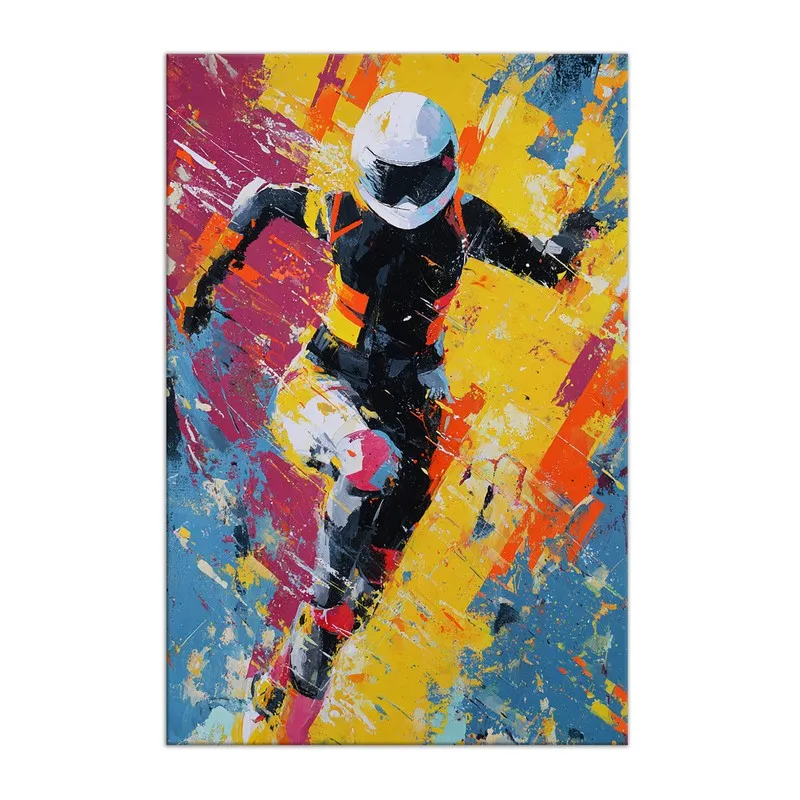 Dynamic Ride Expression Canvas Wall Art media 3