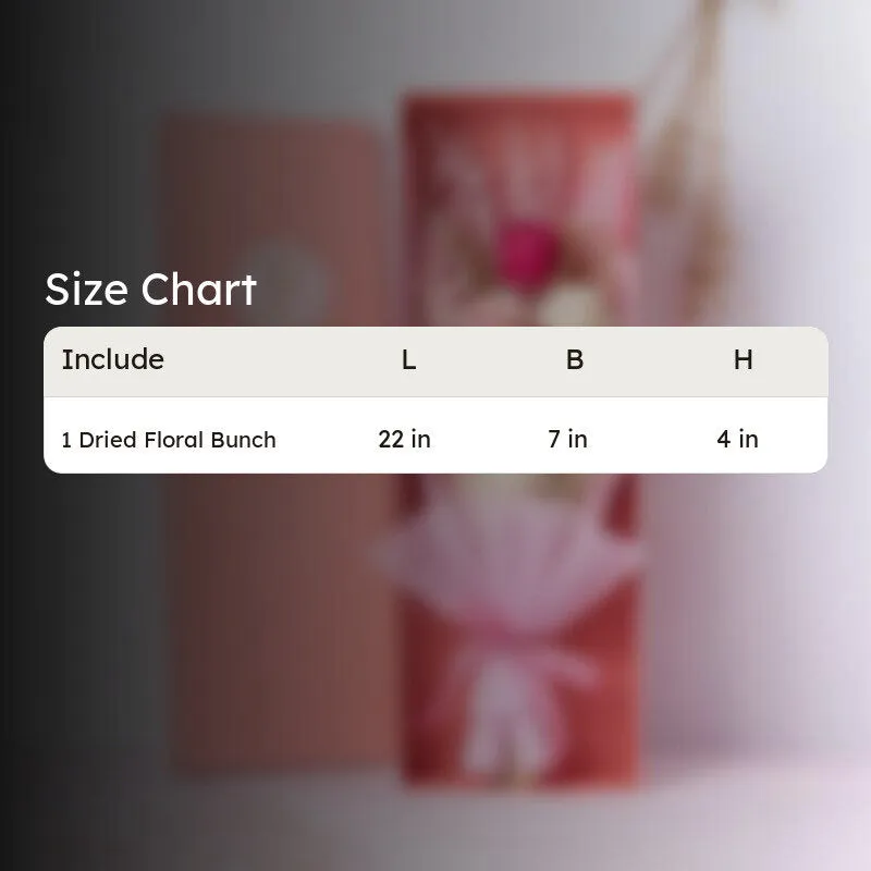 Timeless Fuschia Bloom Naturally Dried Boquet Box media 6