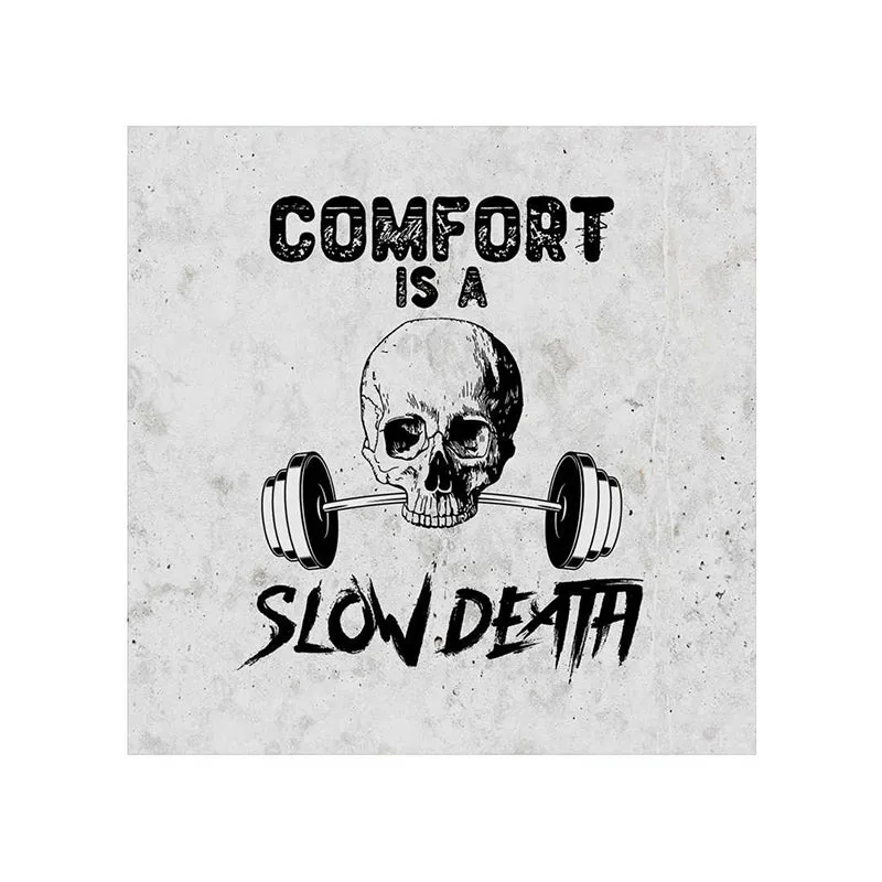 Comfort Is A Slow Death Typography Wall Painting media 5