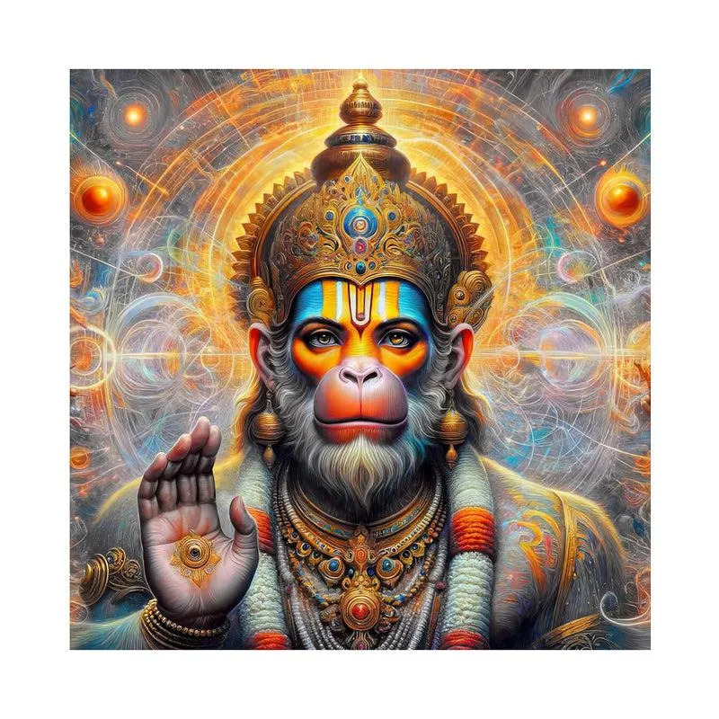 Giant Hanuman Wall Painting media 4