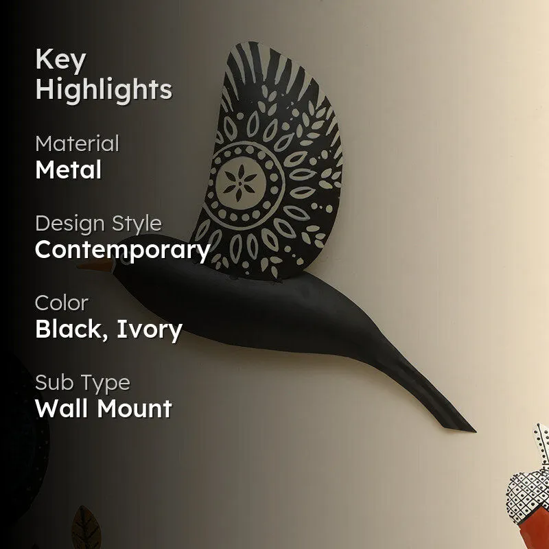 Patterned Flight Metal Wall Accent media 2