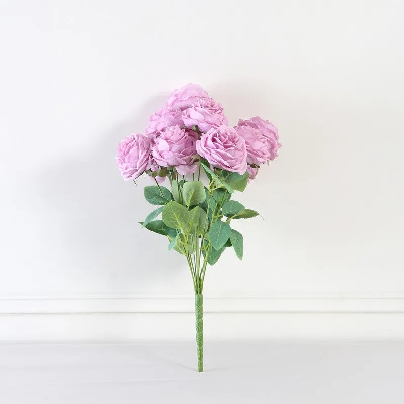 Petalisse Rose Fabric Artificial Flower - Pink media 4