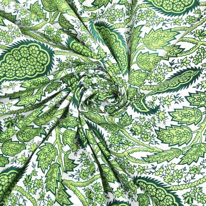 Shapea Cotton Bedsheet (Green) - 240 TC media 5