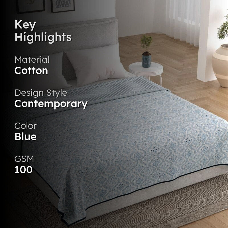 Gemma Ethnic Reversible Cotton Dohar  - 100 GSM media 2