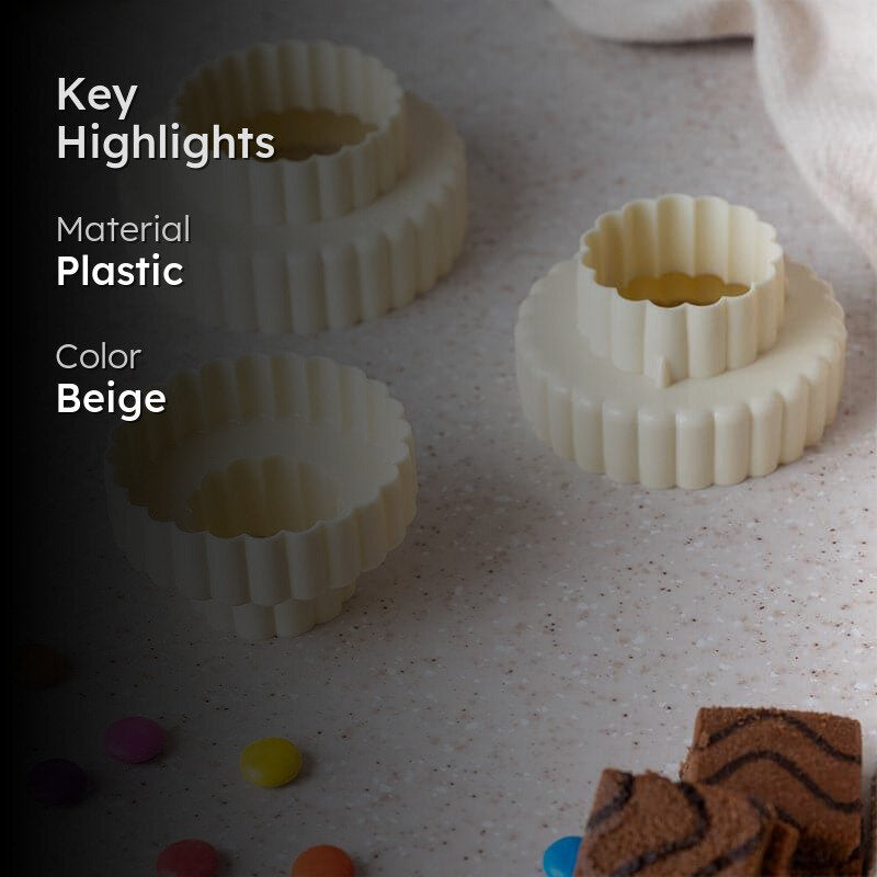 Dough Dip Cookie Cutter (Ivory) - Set Of Six media 2